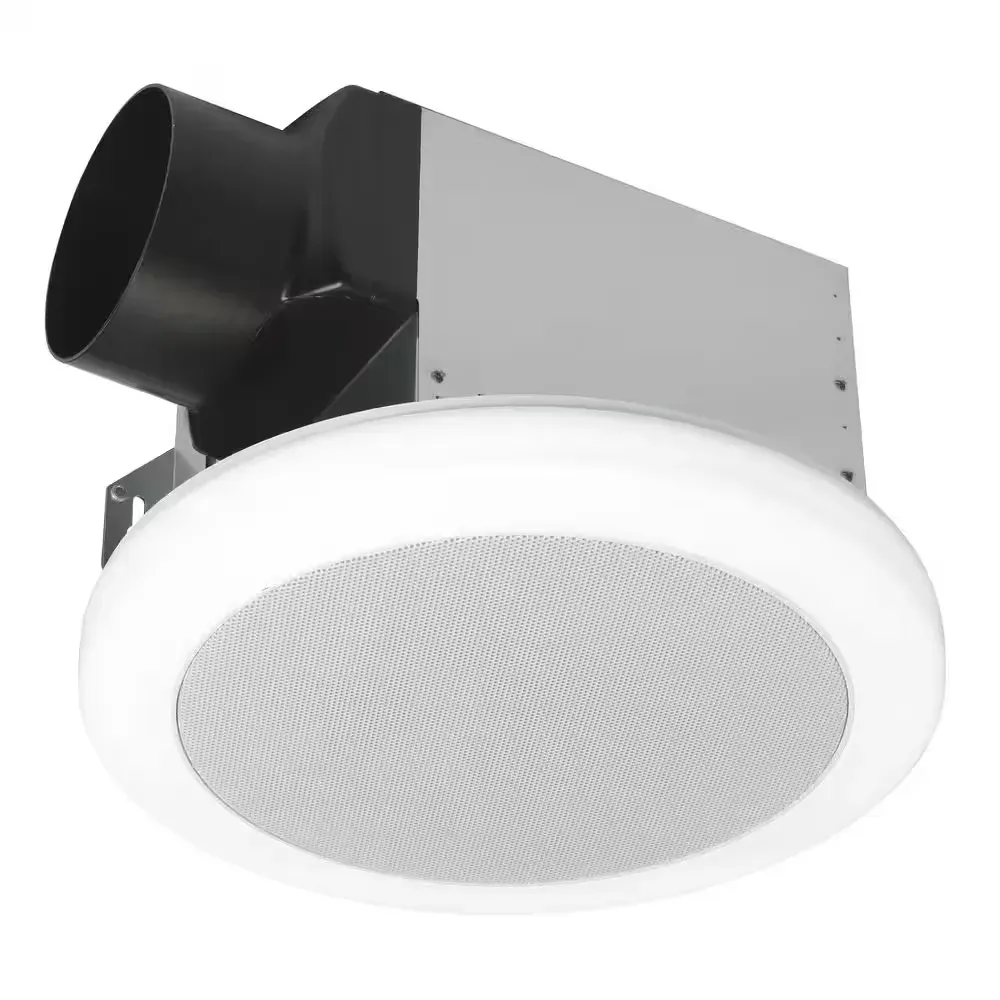 80 CFM 1.5 Sones Ceiling Bathroom Exhaust Fan with Bluetooth Speaker and Adjustable CCT LED Lights and Night Light - image 1