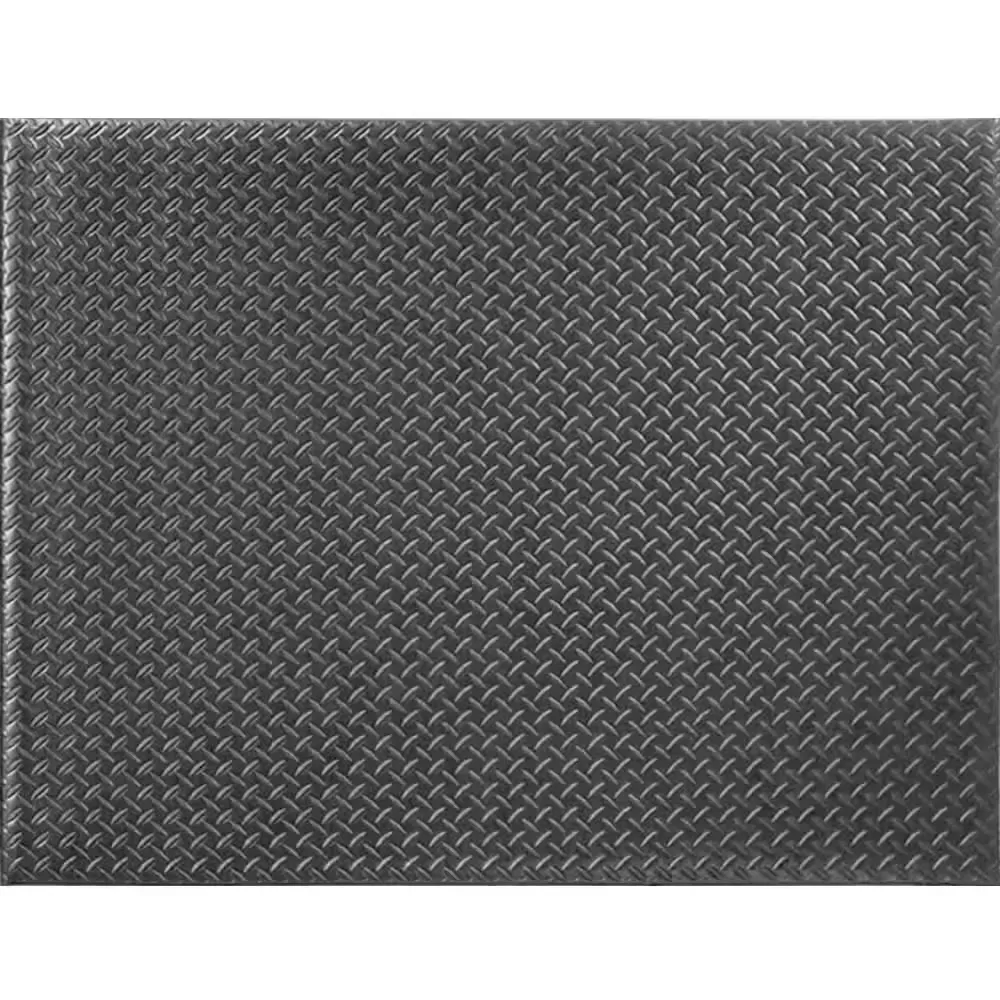 Diamond Soft Foot Black 4 ft. x 6 ft. Indoor Outdoor Commercial Door Mat - image 1