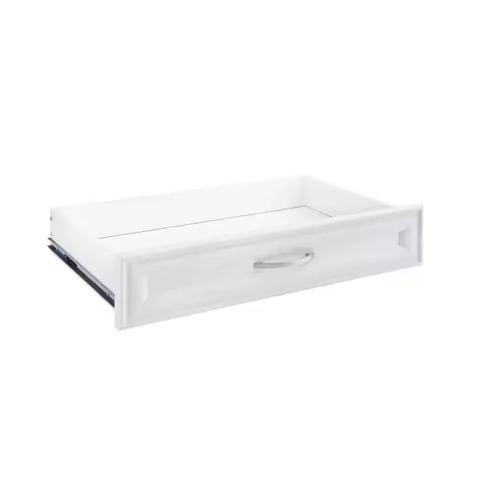 5 in. H x 23.5 in. W White Wood Drawer - image 1