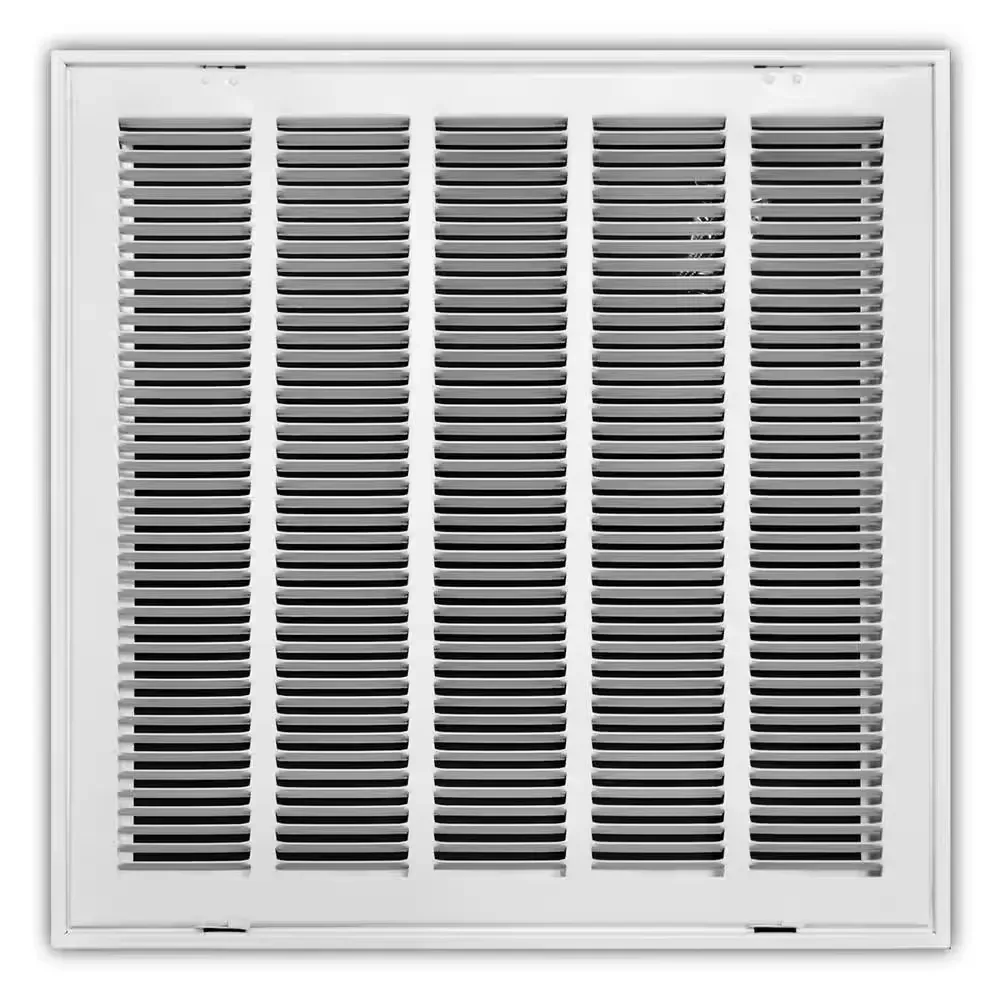 20 in. x 20 in. Steel Return Air Filter Grille in White - image 1