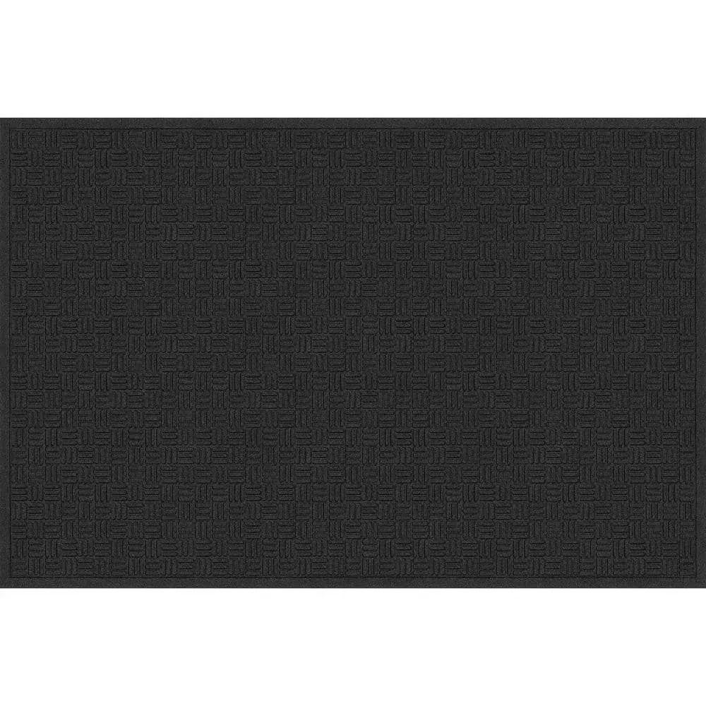 TrafficMaster Black 48 in. x 72 in. Recycled Rubber Commercial Door Mat - image 1