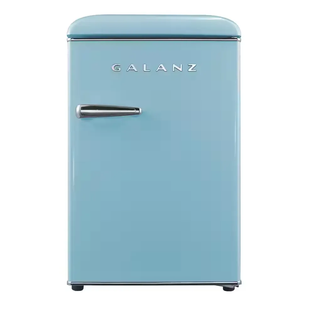 Vissani 18 in. 2.5 cu. ft. Retro Single Door Refrigerator, Bebop Blue, Energy Star - image 1