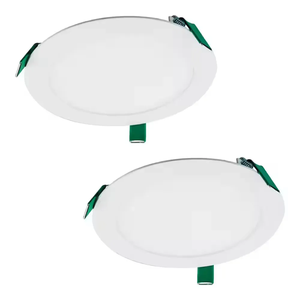 8 in. Selectable CCT New Construction Canless Recessed Integrated LED Kit, (2-Pack) - image 1