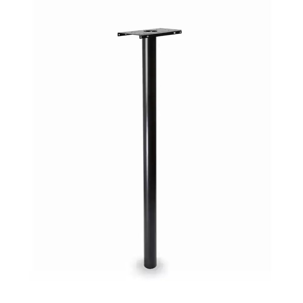 Pacifica In-Ground Steel Mailbox Post Black - image 1
