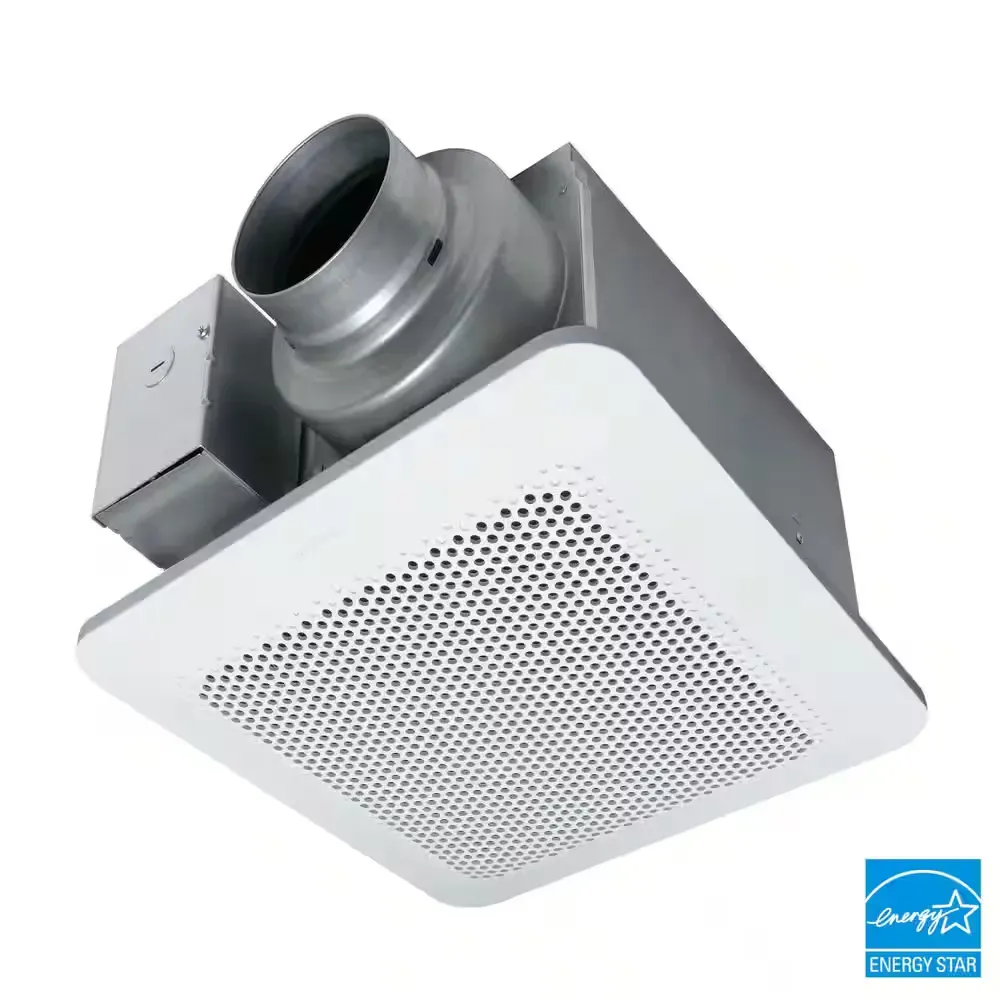 Whisper Choice Auto DC Pick-A-Flow 80/110 CFM Ceiling Bathroom Exhaust Fan with Humidity Sense and Flex-Z Fast Bracket - image 1