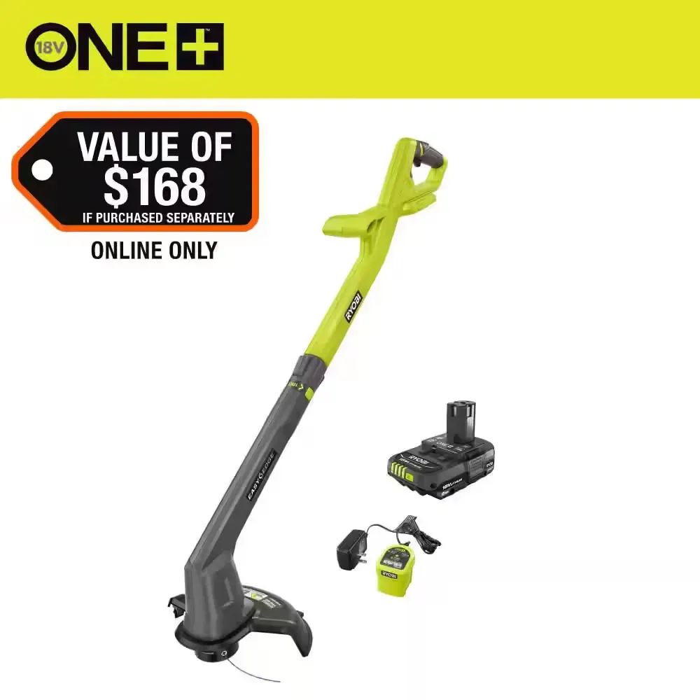 ONE+ 18V 10 in. Cordless Battery String Trimmer/Edger (Tool Only) - image 1