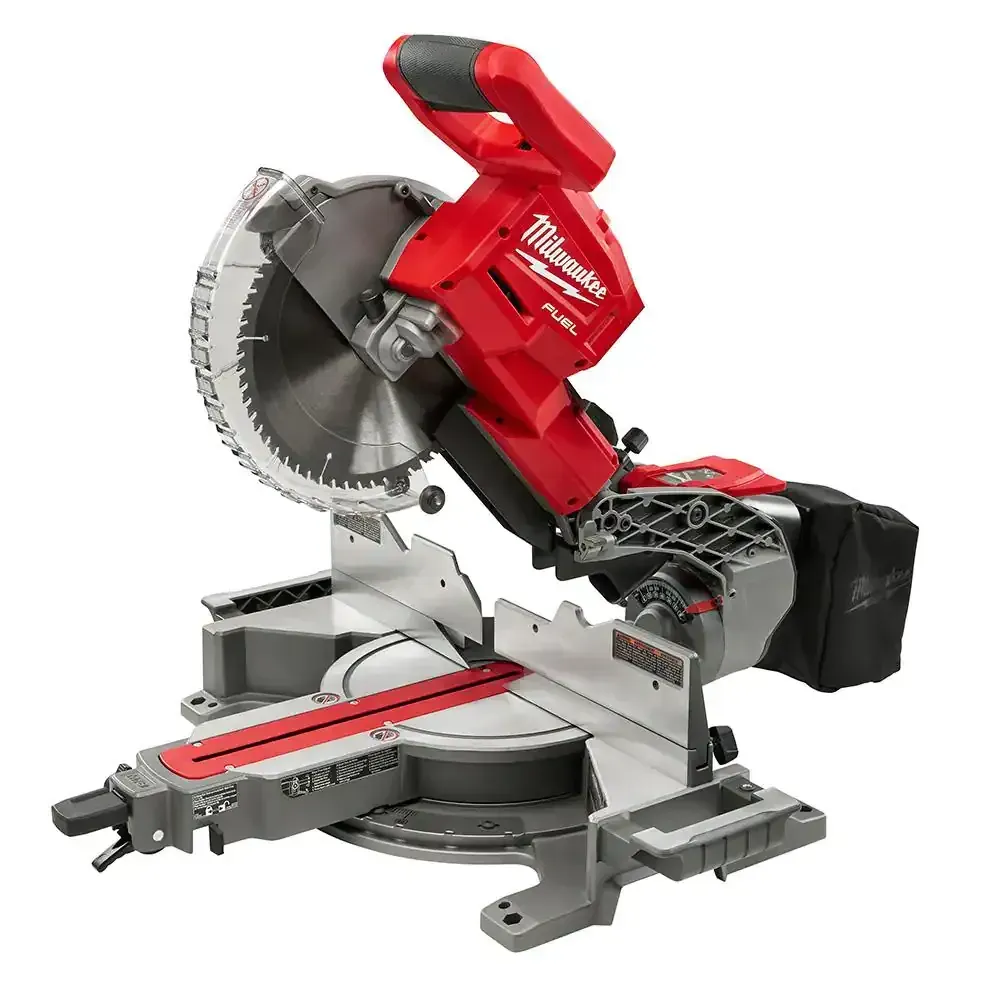 M18 FUEL 18V Lithium-Ion Brushless Cordless 10 in. Dual Bevel Sliding Compound Miter Saw (Tool-Only) - image 1