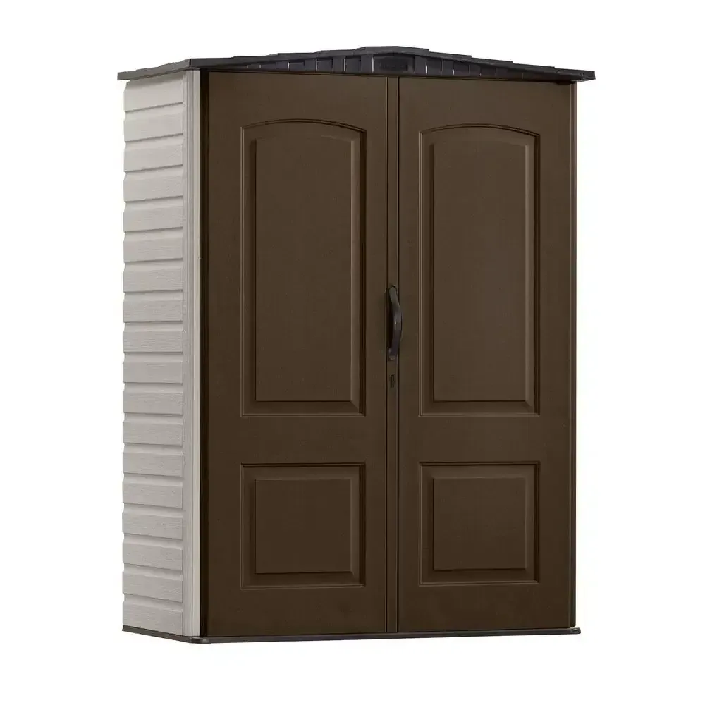 2 ft. 4 in. x 4 ft. 8 in. Small Vertical Resin Storage Shed - image 1