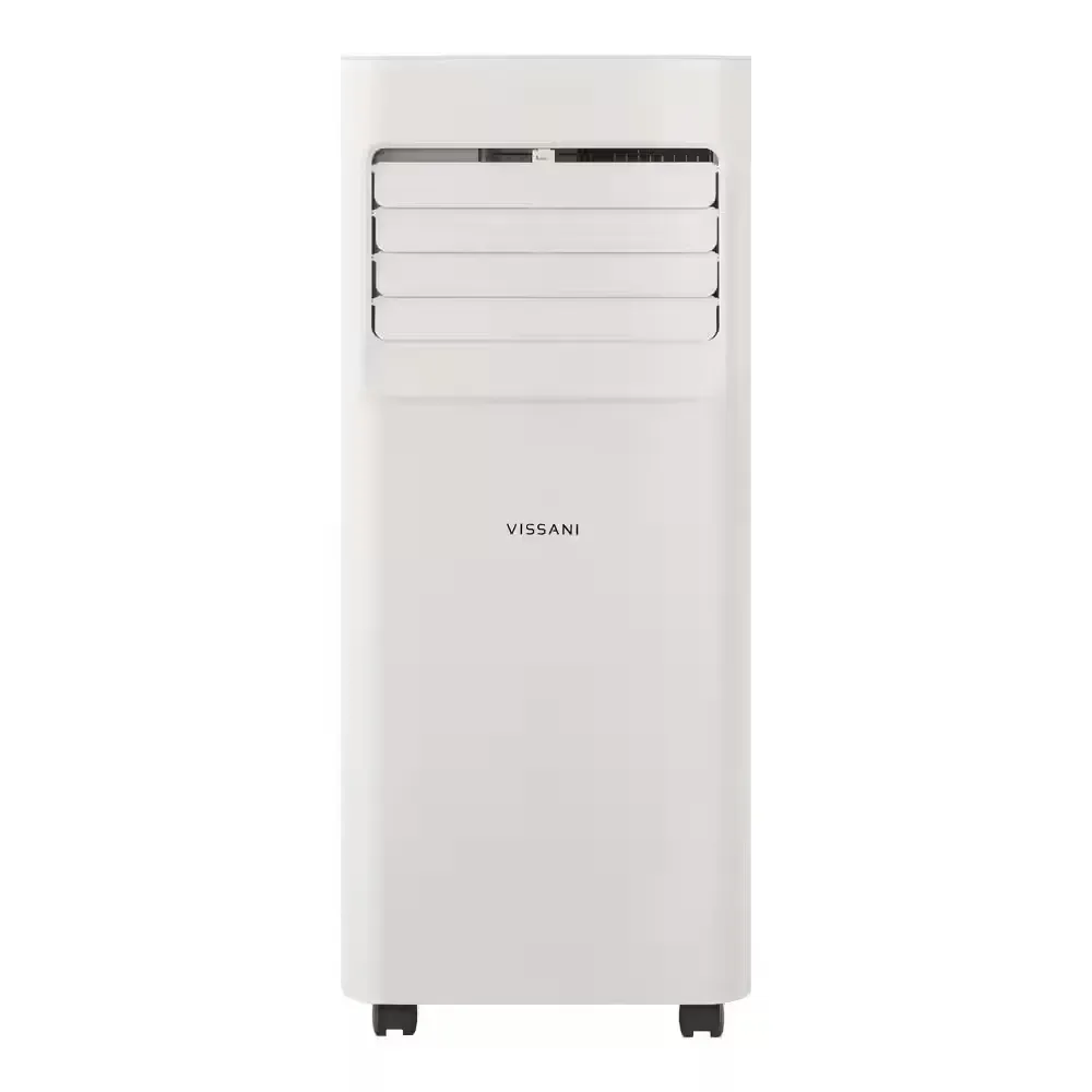 5,000 BTU 115-Volt 3-in-1 Portable Air Conditioner Unit Cools 150 sq. ft. with Dehumidifier and Remote in White - image 1