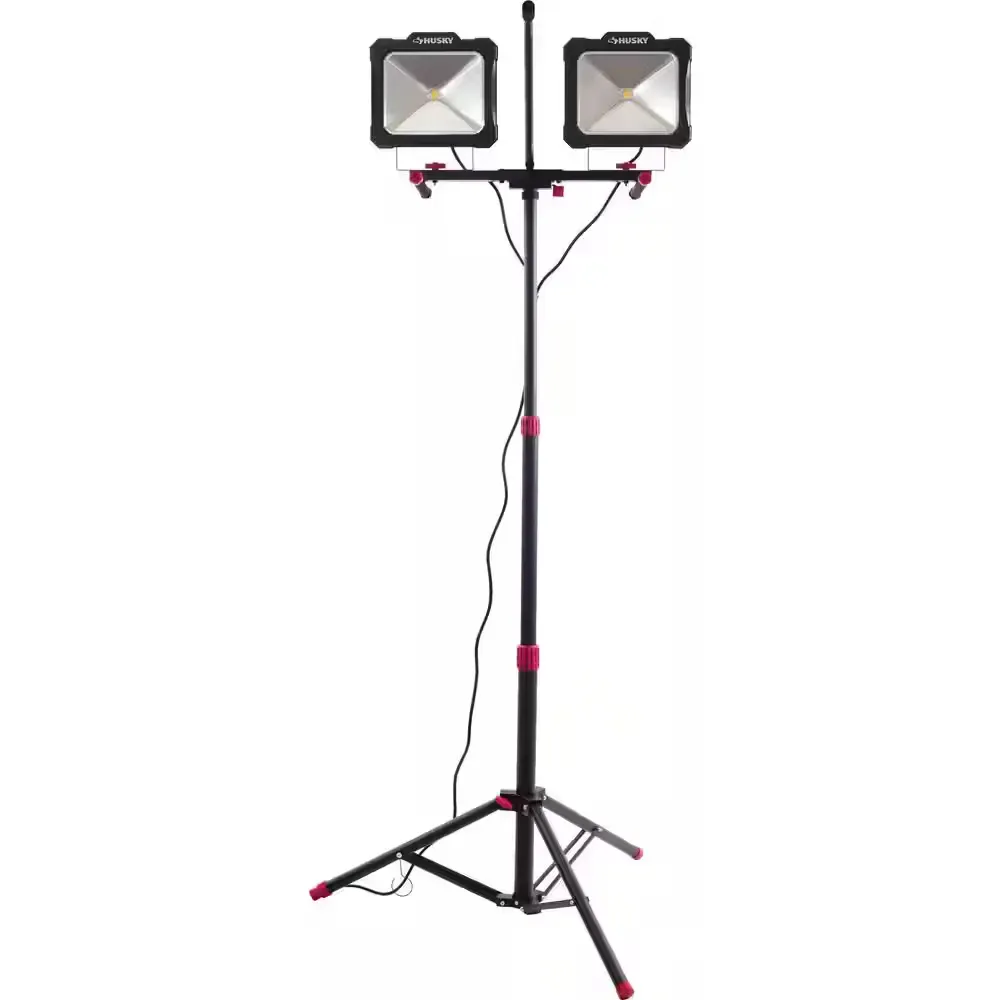 1200 watt tripod work light (10,000-Lumen Twin-Head LED Work Light) - image 1