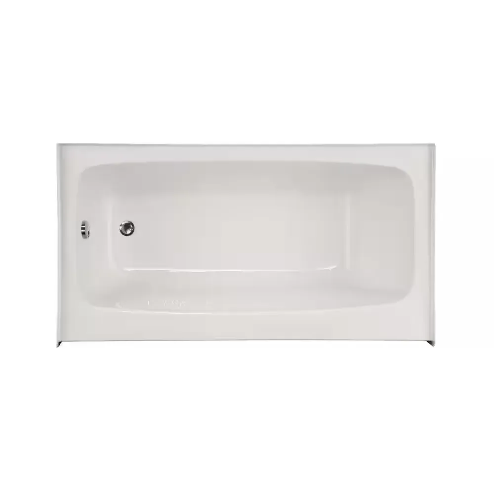 Trenton 72 in. Left Drain Rectangular Alcove Bathtub in White - image 1