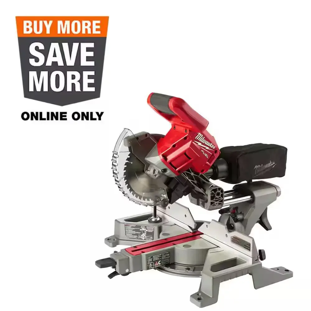 M18 FUEL 18V Lithium-Ion Brushless Cordless 7-1/4 in. Dual Bevel Sliding Compound Miter Saw (Tool-Only) - image 1