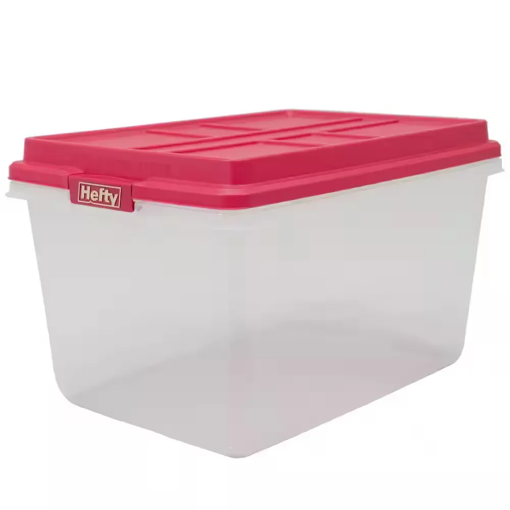 ***pack of 8***72 Qt Hi Rise Lid Storage Container Holiday Assortment - image 1