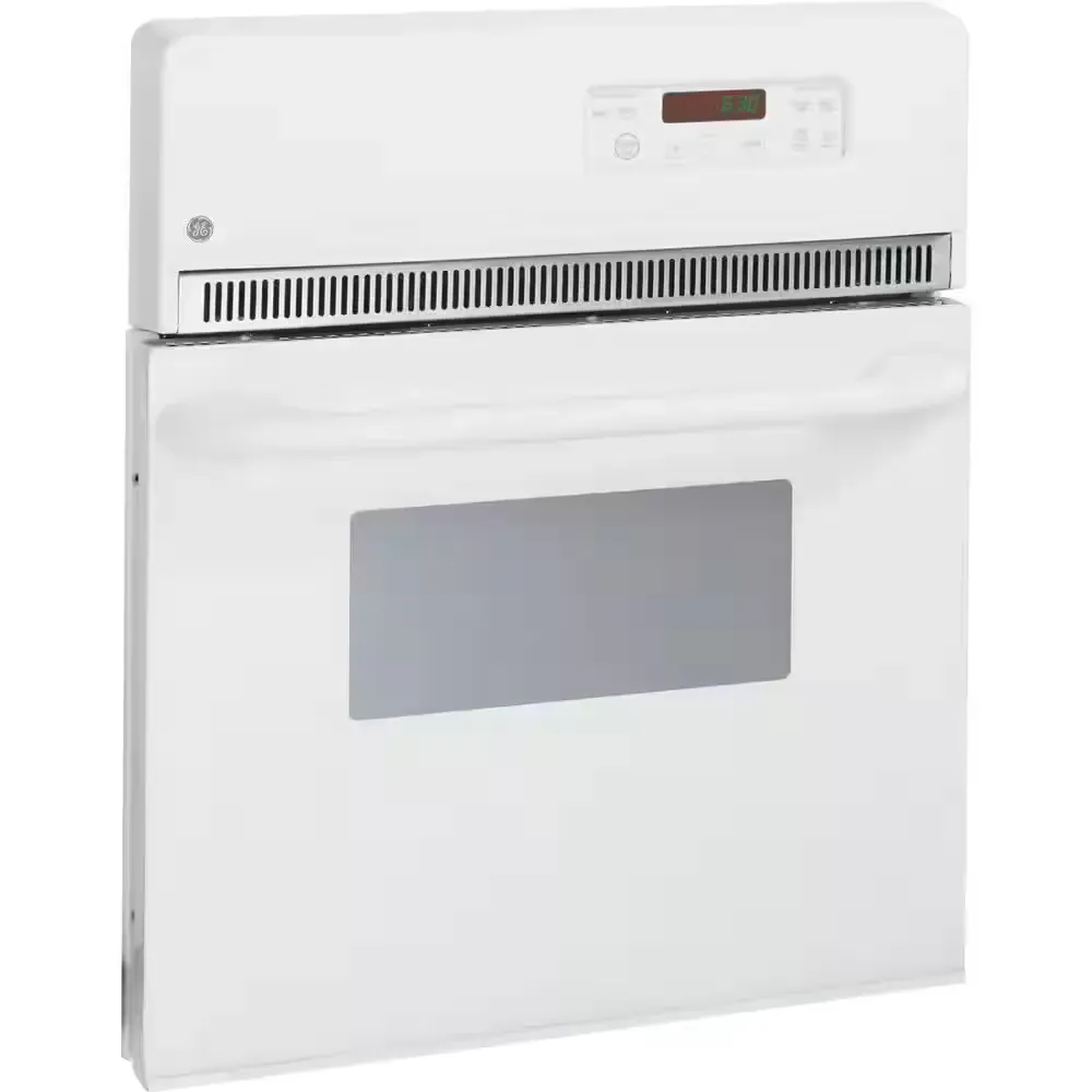 24 in. Single Electric Wall Oven Self-Cleaning in White - image 1