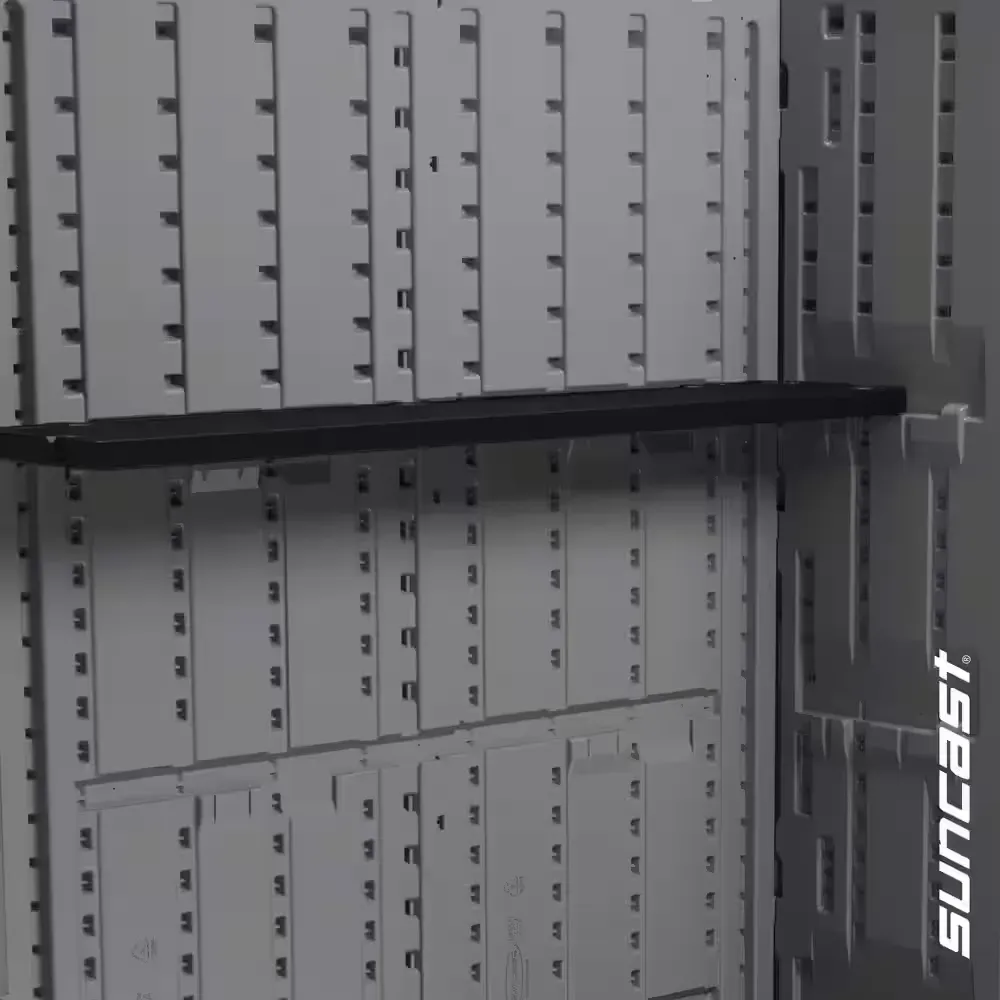 49.5 in. W x 1.25 in. H Plastic Horizontal Storage Shelf Kit - image 1