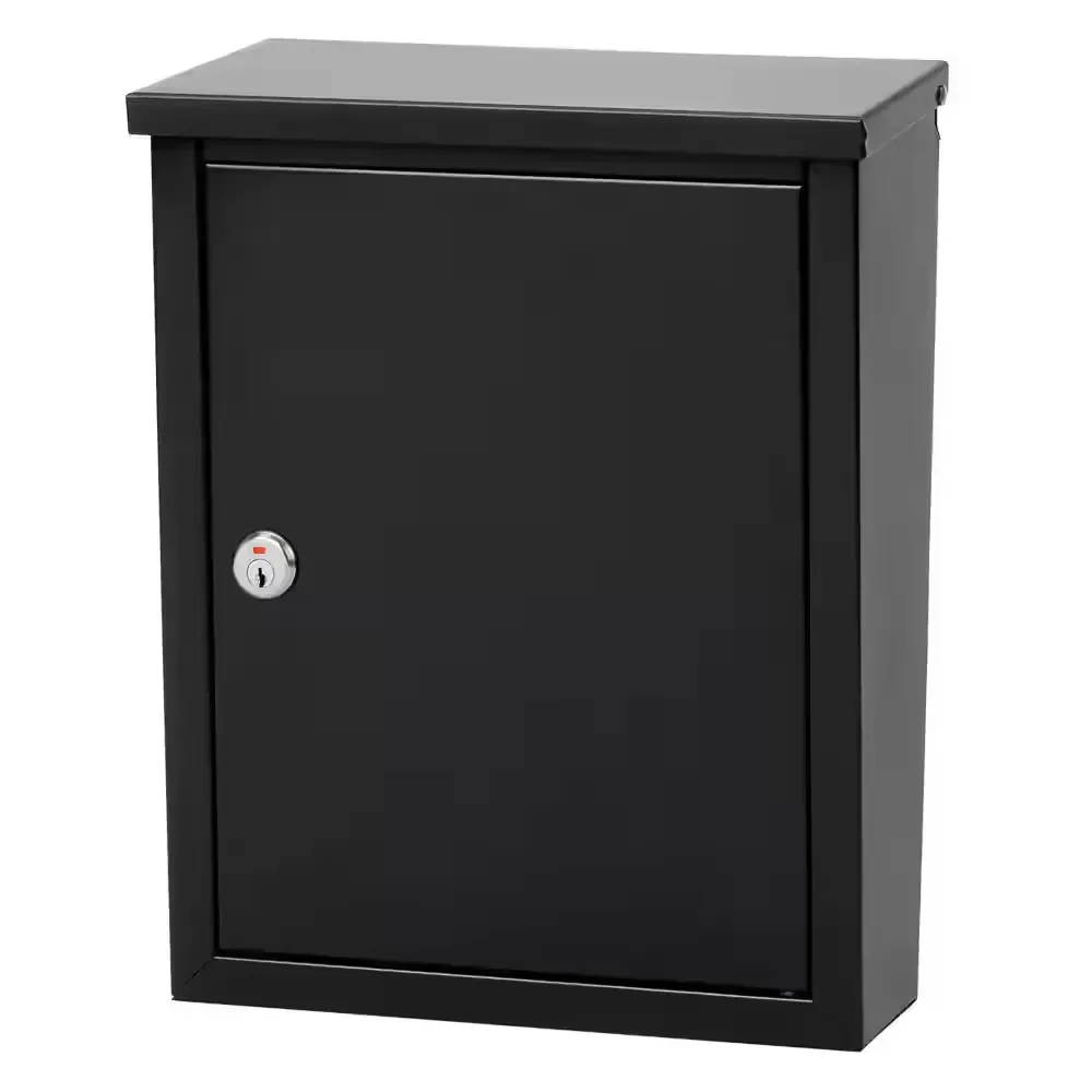 Chelsea Black, Small, Steel, Locking, Wall Mount Mailbox - image 1