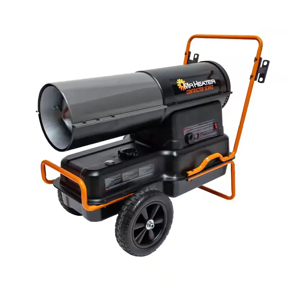 Contractor Series 140,000 BTU Black Forced Air Kerosene/Diesel Outdoor Space Heater with Thermostat - image 1