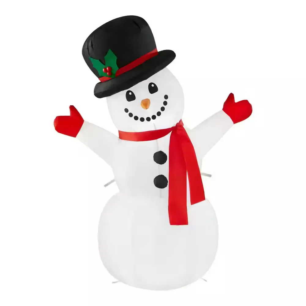 Inflatable Christmas Snowman Outdoor Decoration - image 1