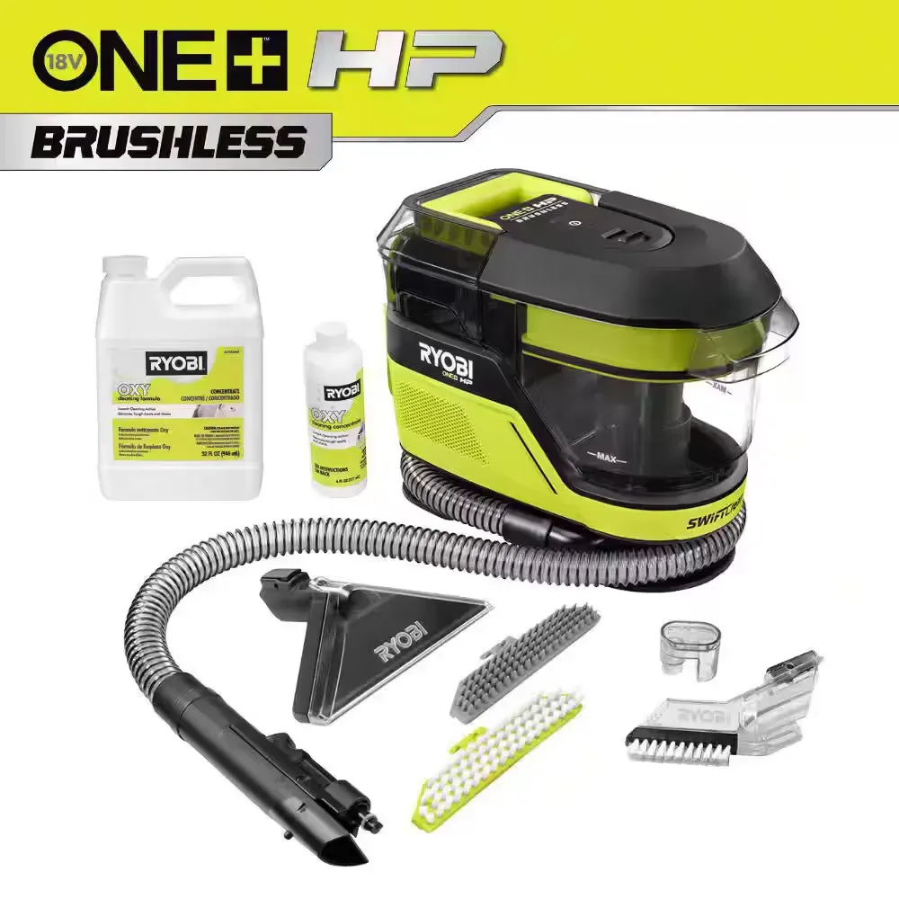 ONE+ HP 18V Brushless Cordless SWIFTClean Mid-Size Spot Cleaner (Tool Only) w/ 32 oz. OXY Concentrate Cleaning Formula - image 2