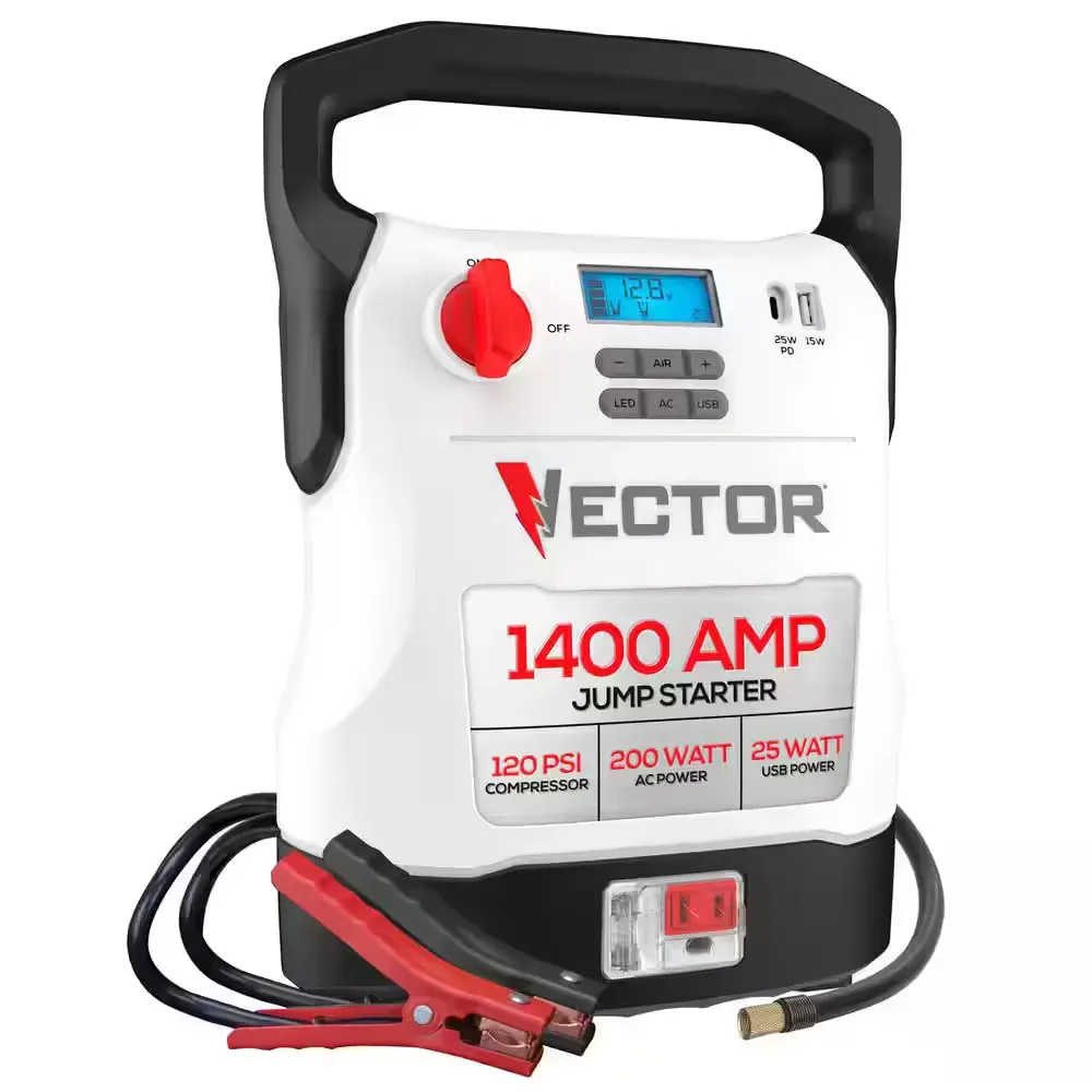1400 Amp Jump Starter, Compressor, USB and AC Power - image 1