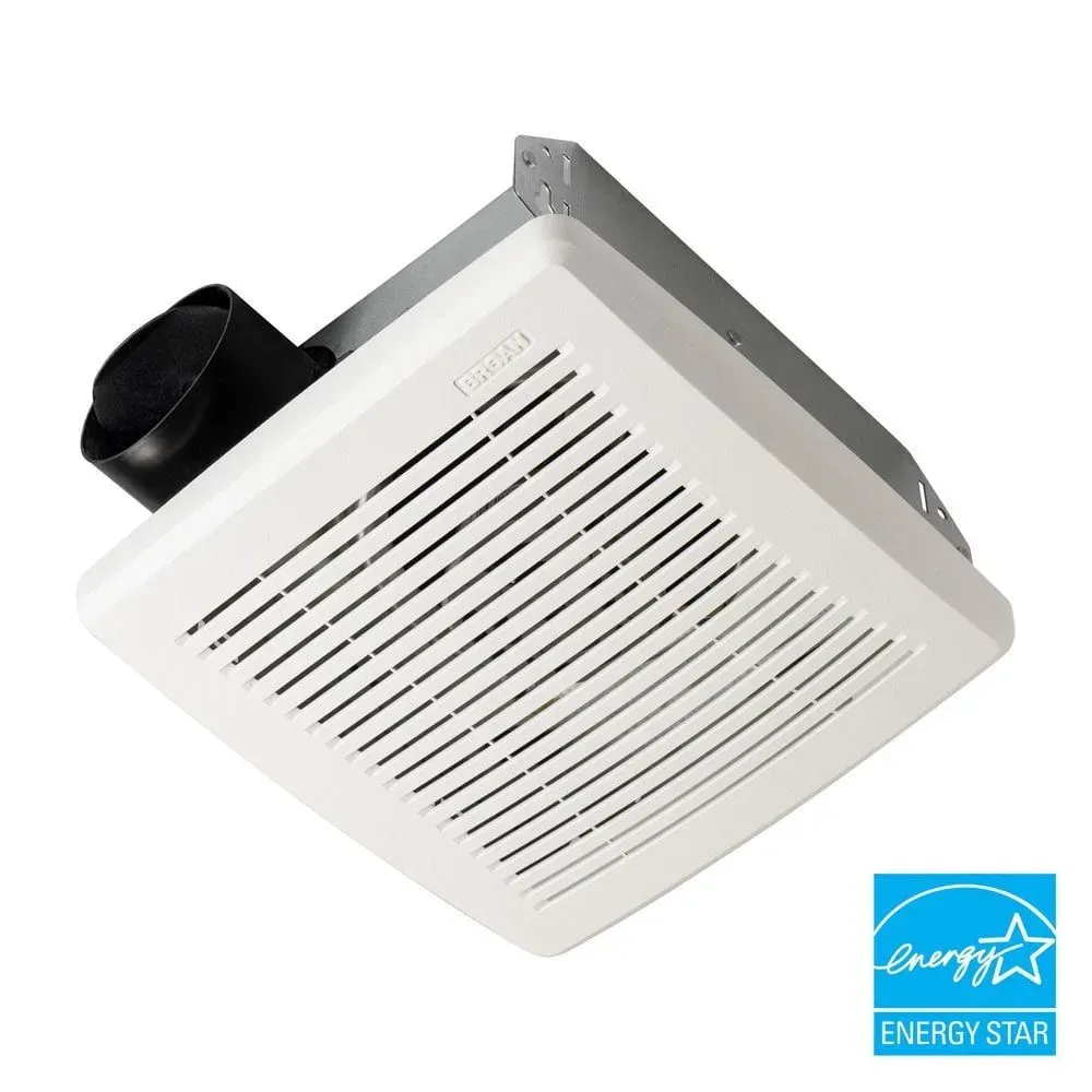 Broan-NuTone 50 CFM Ceiling Bathroom Exhaust Fan with No‑Cut Installation, Quiet Operation - image 1