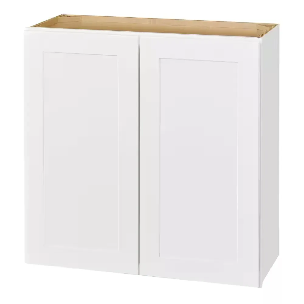 Avondale 36 in. W x 12 in. D x 30 in. H Ready to Assemble Plywood Shaker Wall Kitchen Cabinet in Alpine White - image 1