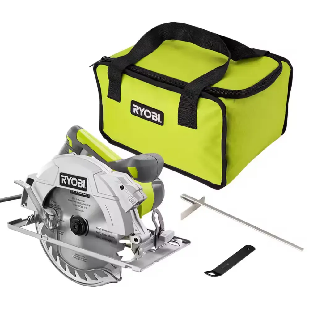 15 Amp Corded 7-1/4 in. Circular Saw with EXACTLINE Laser Alignment System, 24T Carbide Tipped Blade, Edge Guide and Bag - image 1
