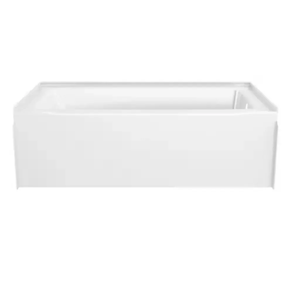 Classic 500 60 in. x 32 in. Alcove Deep Soaking Bathtub with Right Drain in High Gloss White - image 1