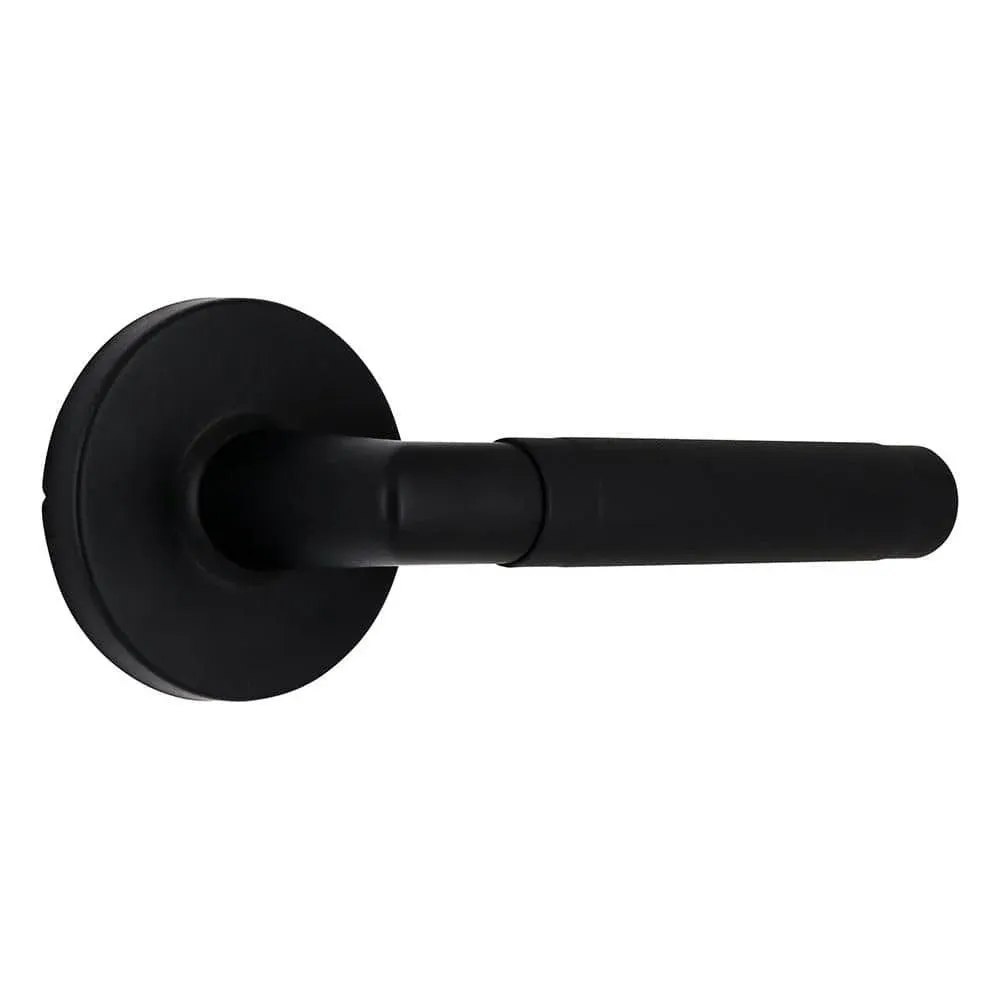 Home Decorators Collection Woodcliff Matte Black Hall/Closet Passage Door Handle 6-pack  - image 1