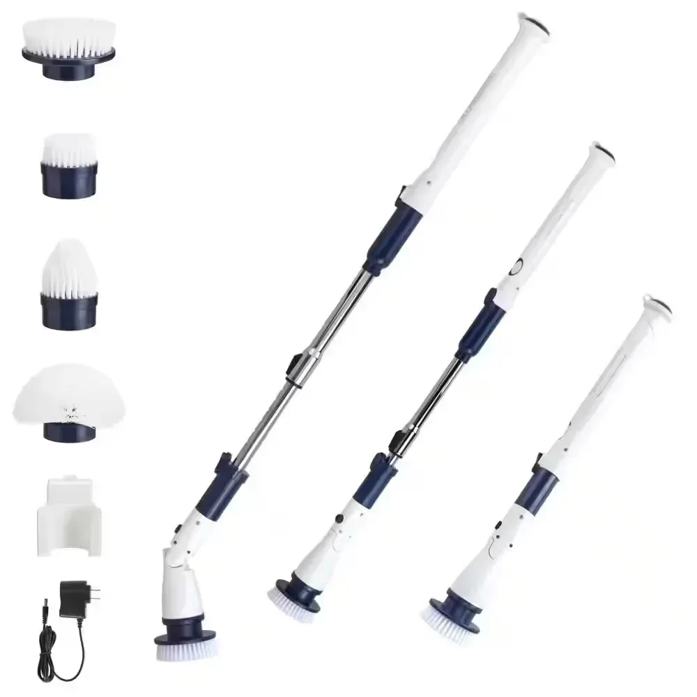 Power Spin Scrubber, Electric Cleaning Brush with Adjustable Head - image 1