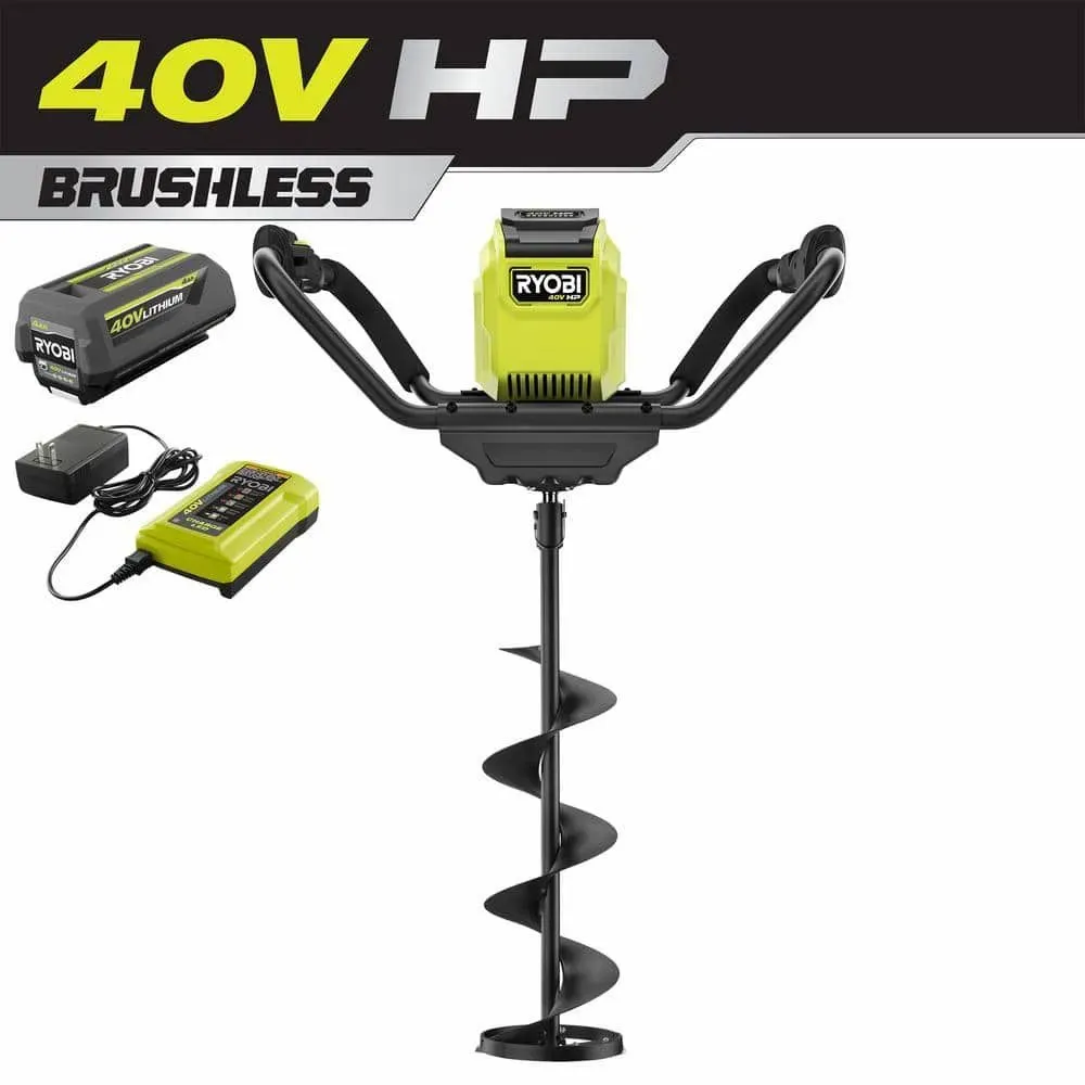 RYOBI 40V HP Ice Auger with 8 in. Bit (Tool Only) - image 1
