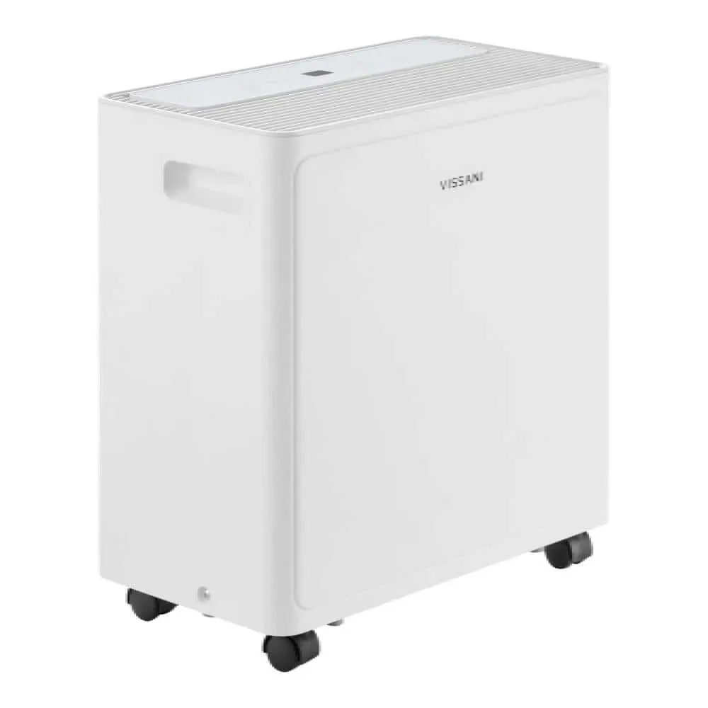 Vissani 25 pt. Dehumidifier up to 1,500 sq. ft. ENERGY STAR for Basement, Garage, or Wet Rooms in White - image 1