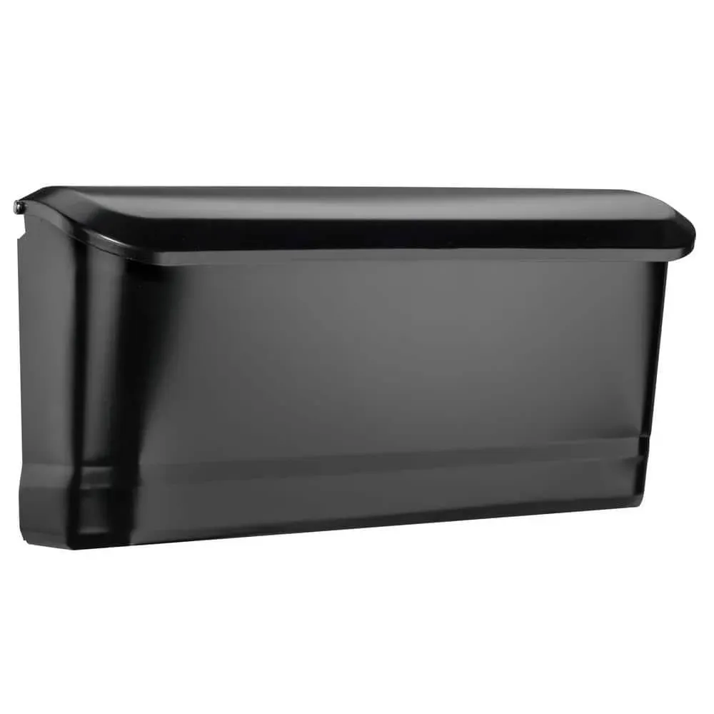Architectural Mailboxes Cielo Black, Small, Steel, Wall Mount Mailbox - image 1