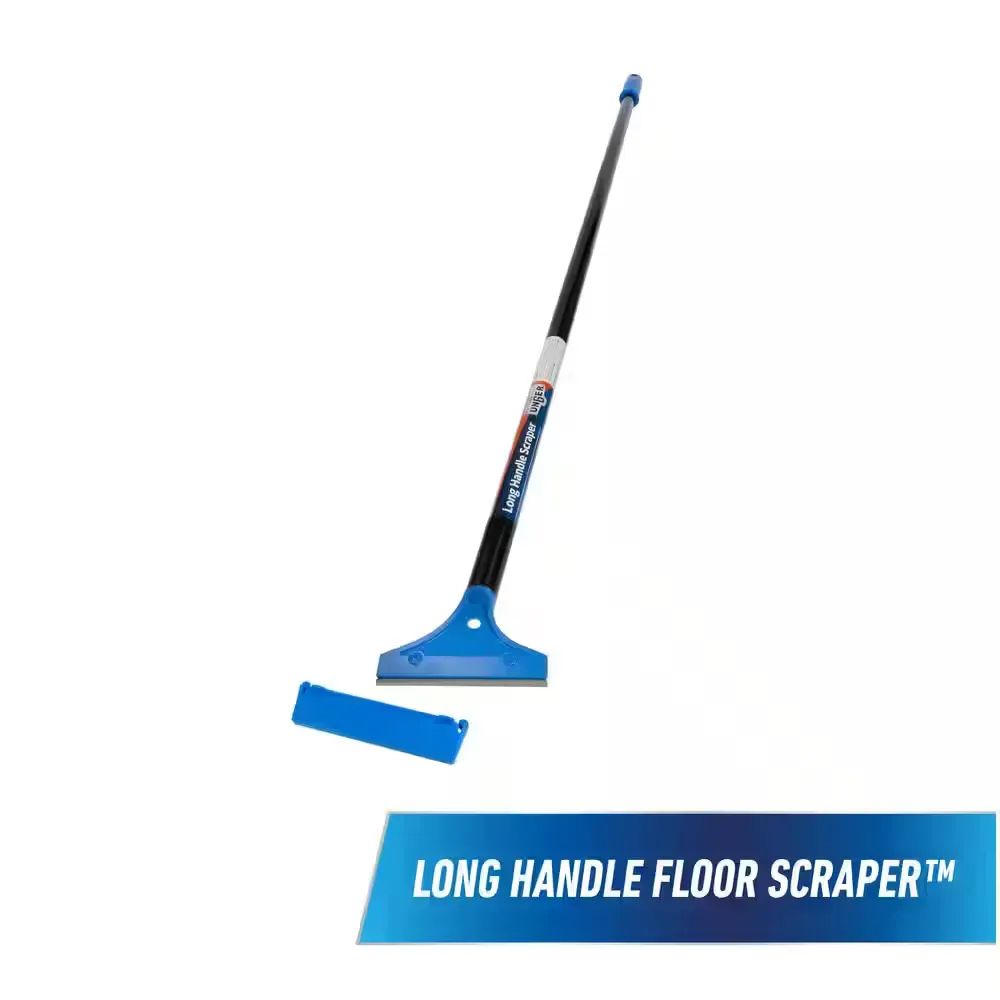 4 in. Long Handle Floor Scraper with Stainless Steel Replacement Blades - image 1