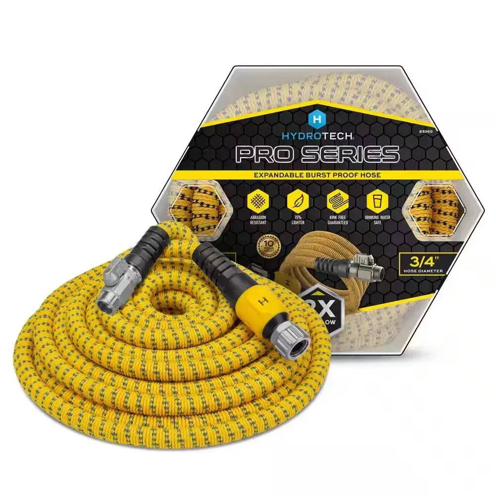 Pro Series 3/4 in. Dia x 100 ft. Heavy Duty Garden Water Hose, Lightweight, Expandable - image 1