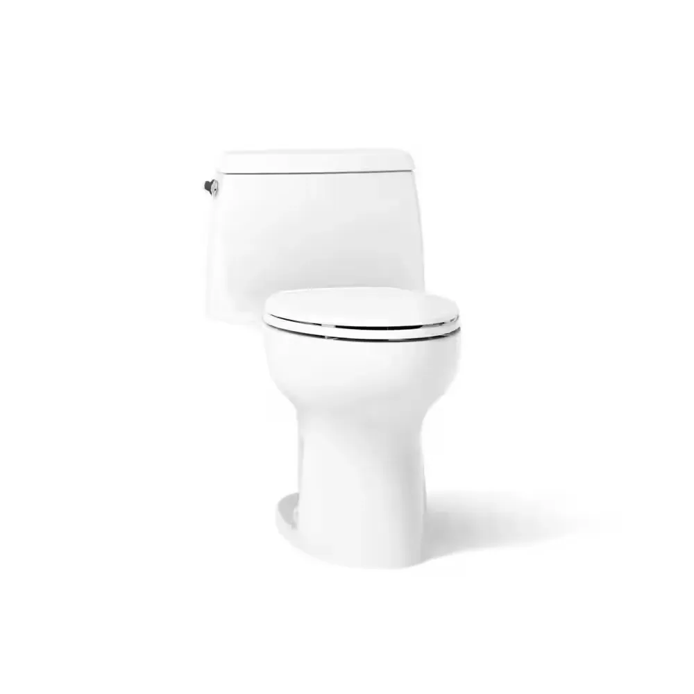 Kohler Santa Rosa Comfort Height One-Piece Elongated Toilet in White (Santa Rosa 12 in. Rough In 1-Piece 1.28 GFP Single Flush Elongated Chair Height Toilet in White with Soft Close Seat) - image 1