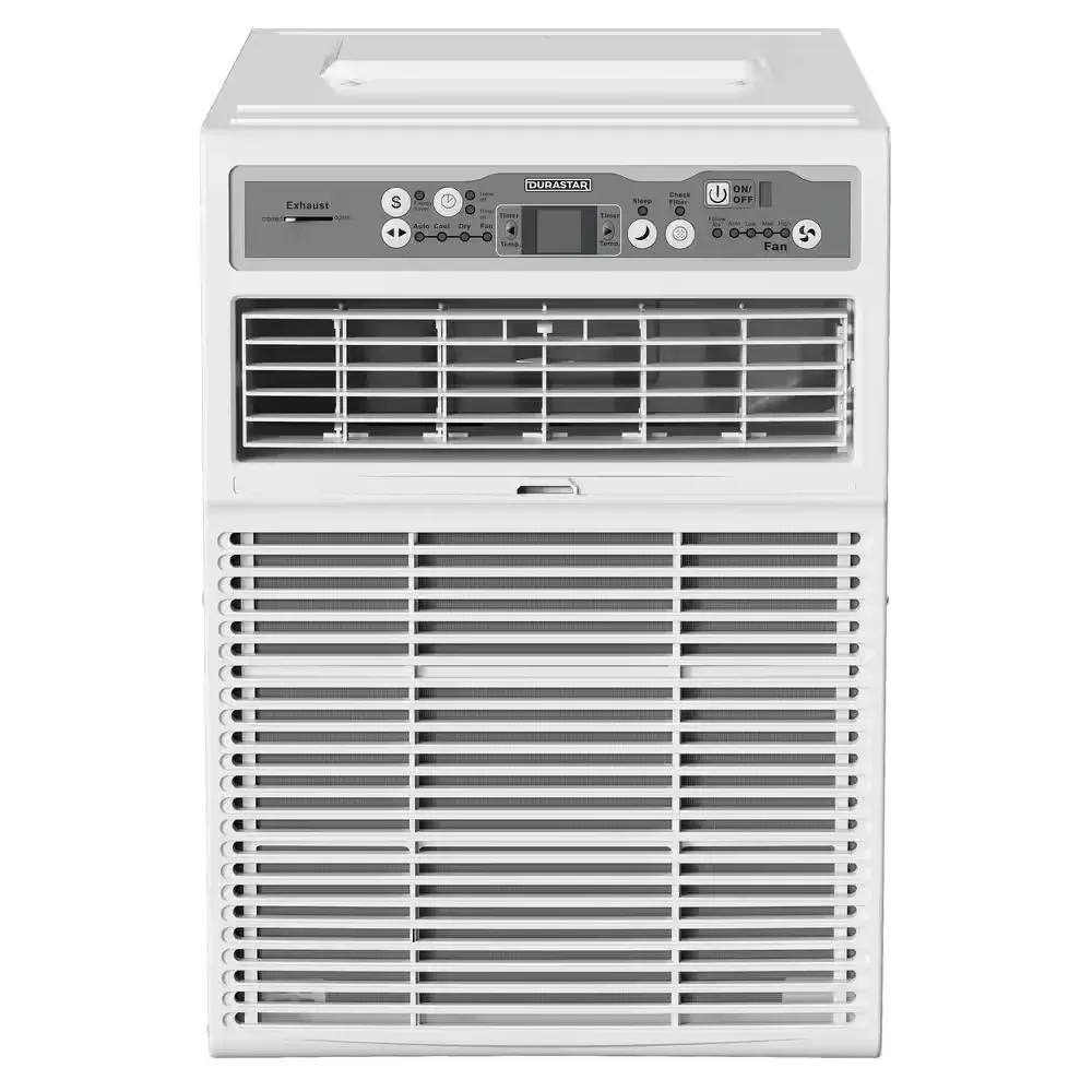10,000 -TU 115-Volt Window Air Conditioner Cools 400 sq. ft. with Remote Control in White - image 1