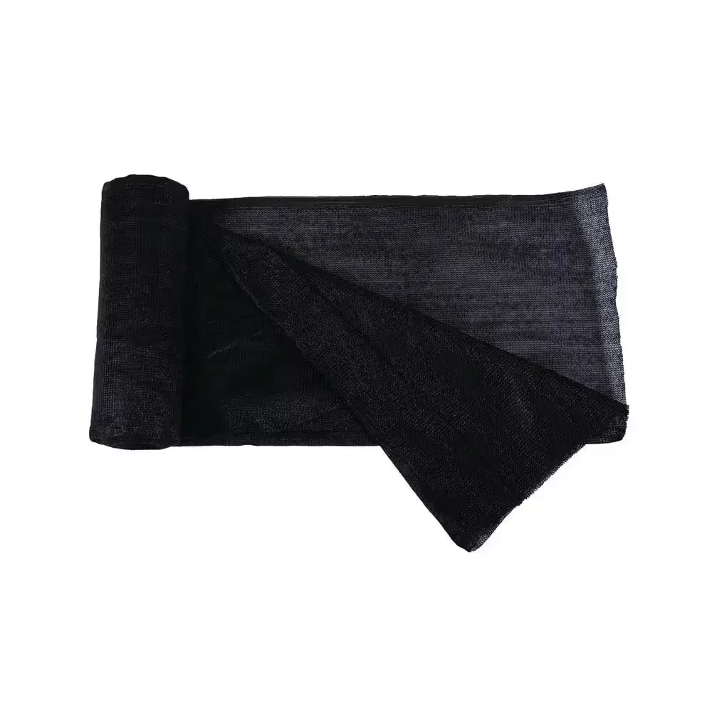Black Mesh Sun Shade Cloth Roll for Garden or Fence - image 1