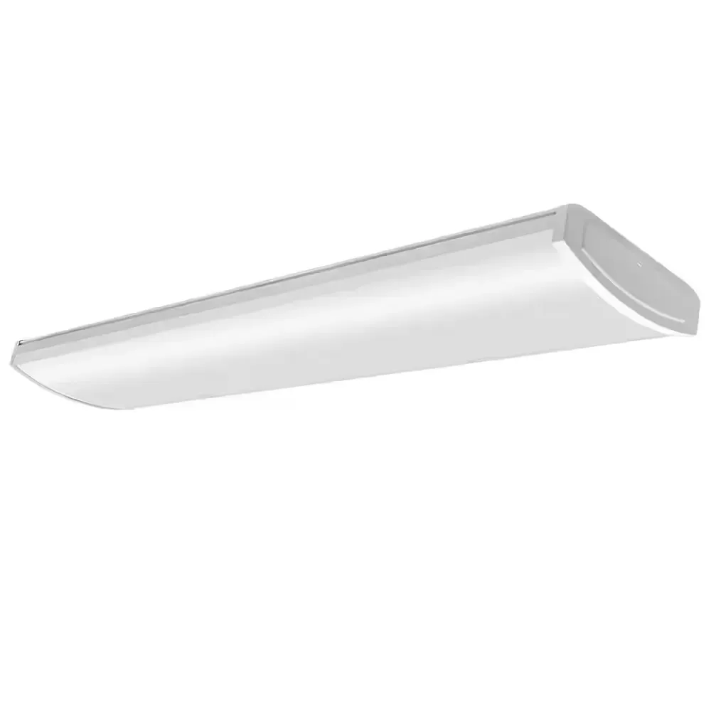 1-Pack 4 ft. 5200 Lumens LED Wraparound Light Garage Shop Light Office Warehouse Lighting 120-277V 4000K Bright White - image 1