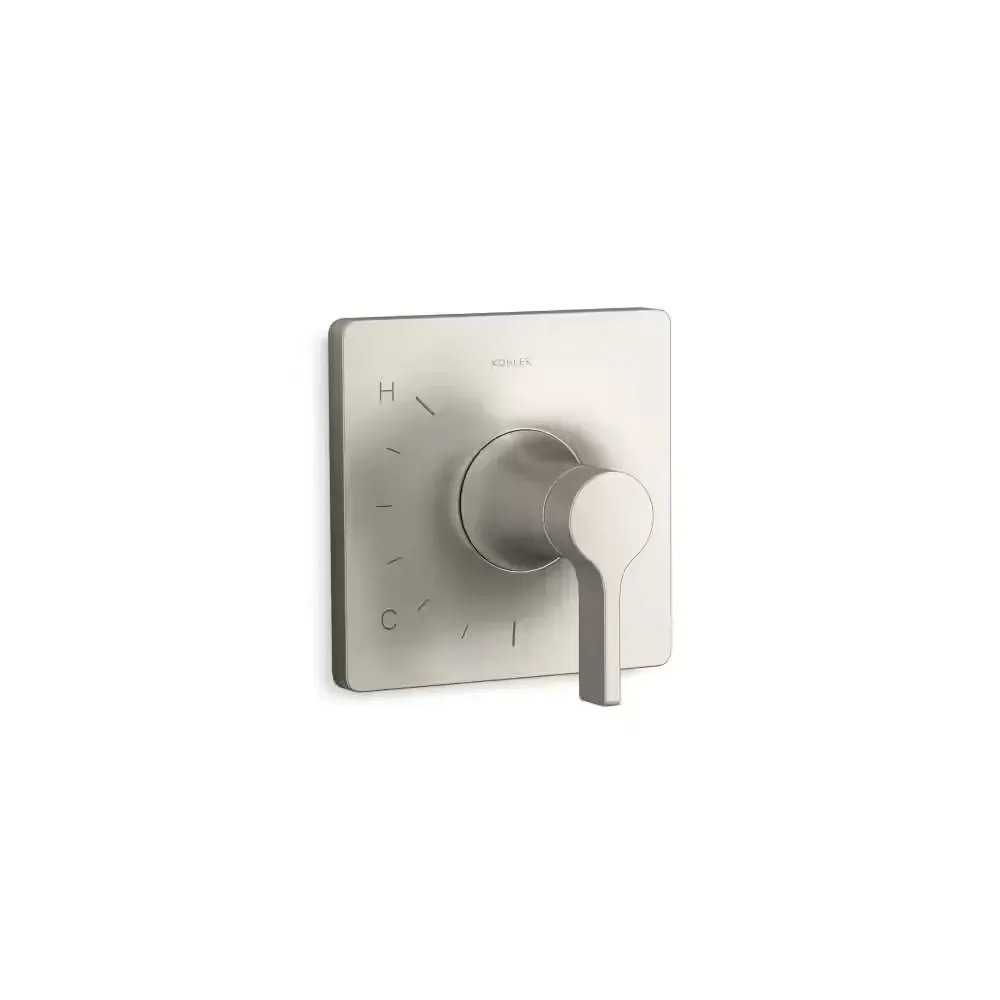 Venza 1-Handle Pressure-Balancing Valve Trim in Vibrant Brushed Nickel (Valve Not Included) - image 1