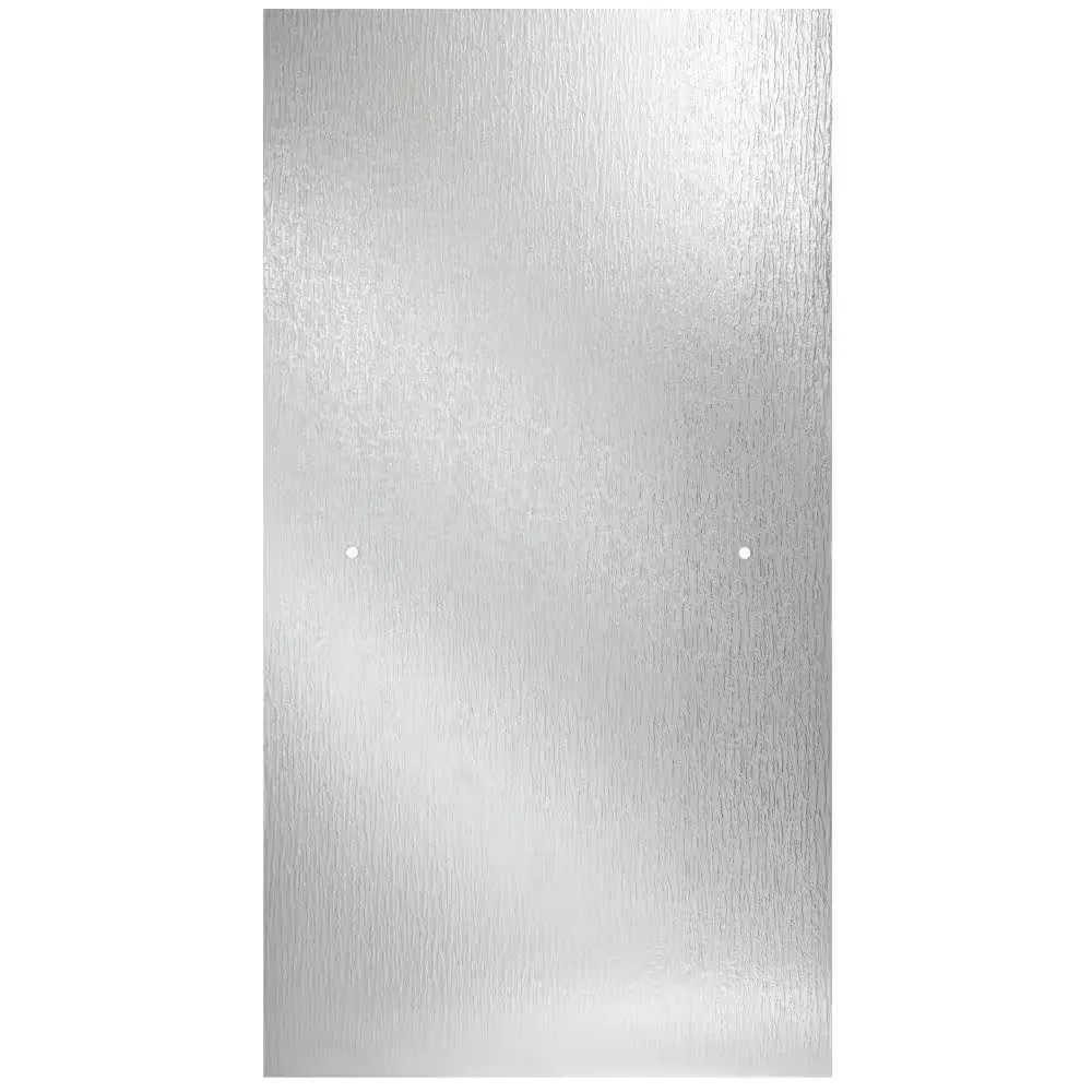24-3/8 in. x 63-1/8 in. x 1/4 in. (6mm) Frameless Pivoting Shower Door Glass Panel in Rain (For 27-30 in. Doors) - image 1