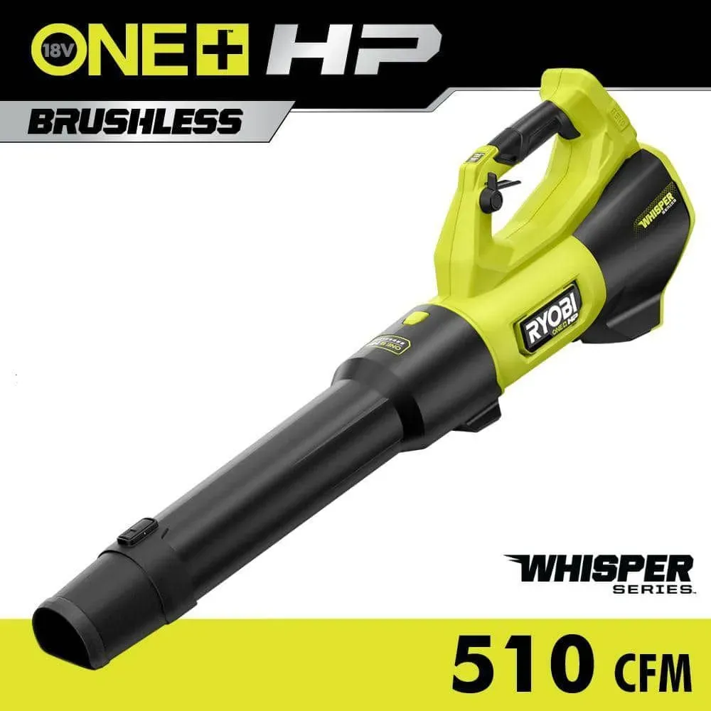 RYOBI ONE+ HP 18V Brushless Cordless 130 MPH 510 CFM Leaf Blower (Tool Only) - image 1