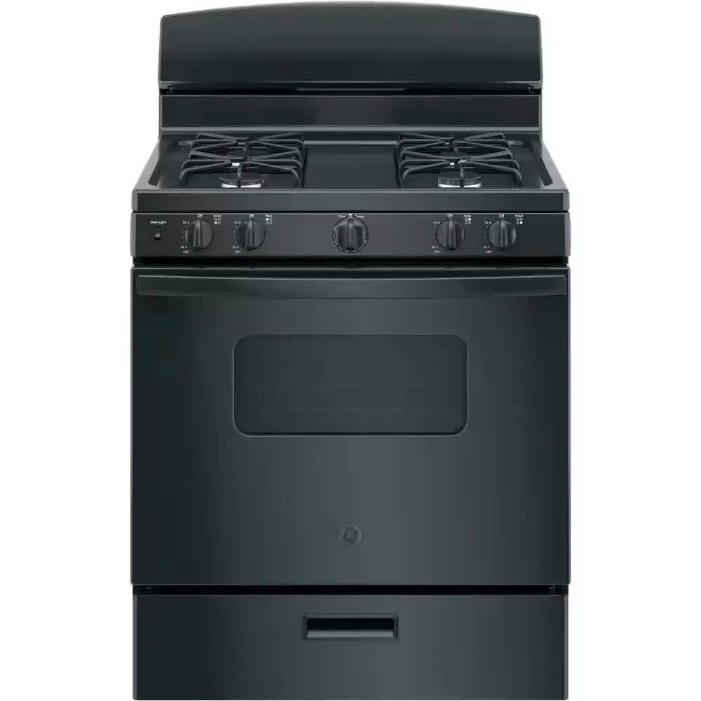 30 in. 4.8 cu. ft. Freestanding Gas Range in Black - image 1