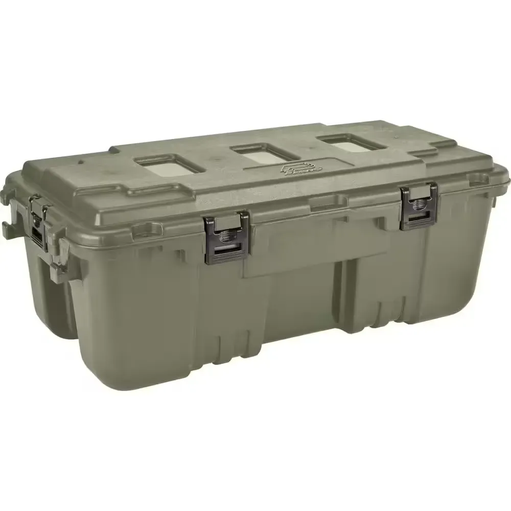 27-Gal. Hinged Storage Box in Olive Drab - image 1