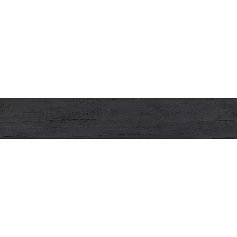 *** Pallet of 8 case (81.44 sq. ft./Case)Yakedo Black 7.76 in. x 46.89 in. Matte Porcelain Wood Look Floor and Wall Tile (10.18 sq. ft./Case) - image 1