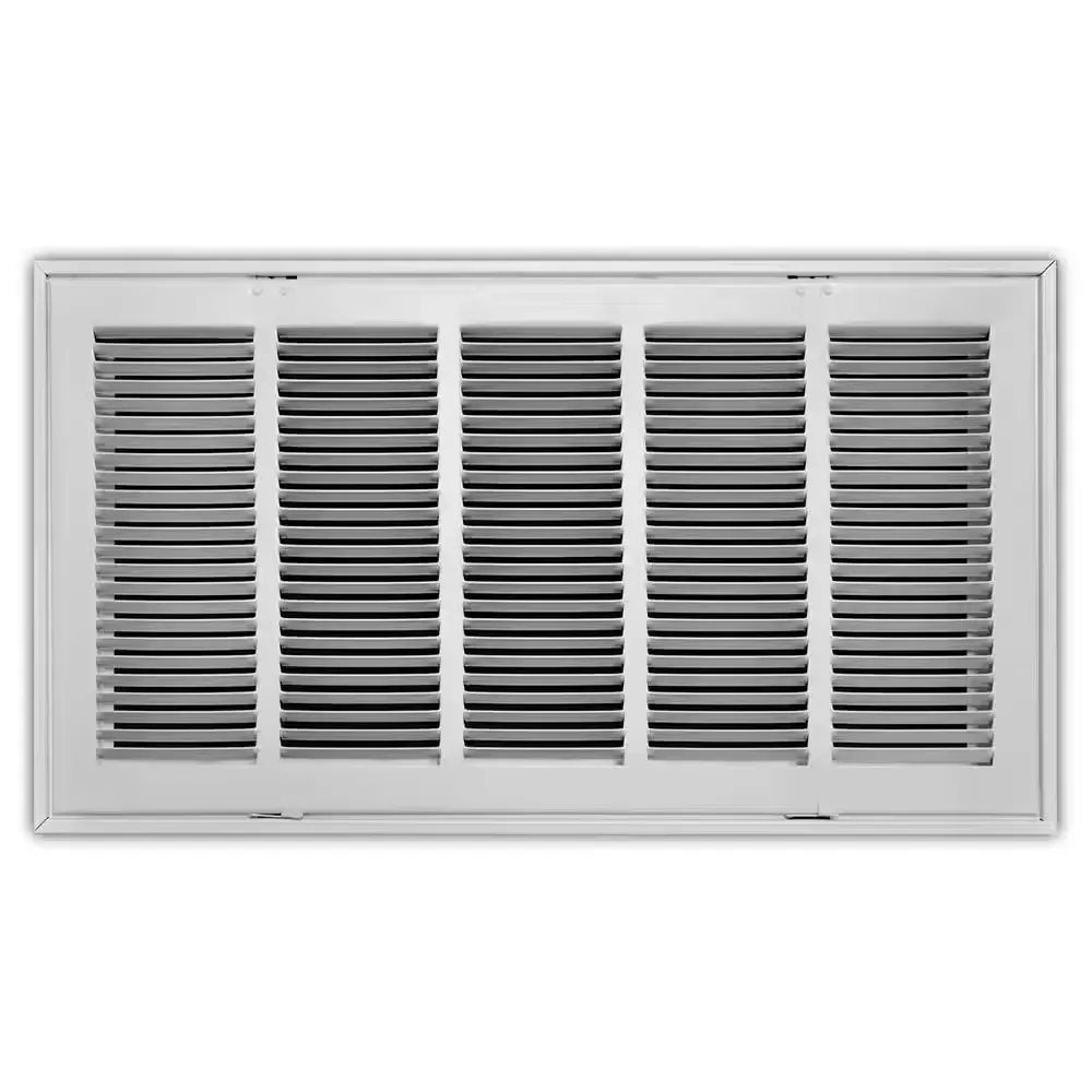 24 in. x 12 in. Steel Return Air Filter Grille in White - image 1