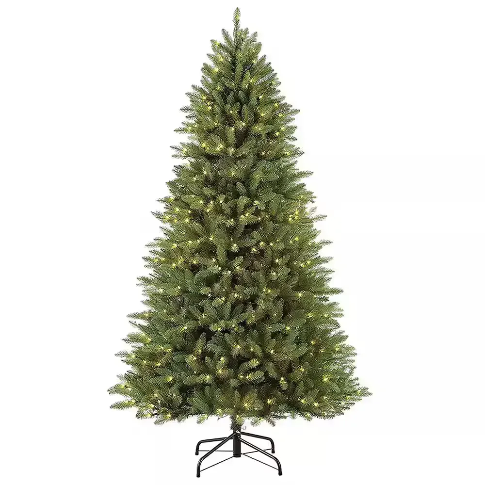 7.5 ft. Prelit Fraser Fir Artificial Christmas Tree with 600 UL-Listed Clear Lights - image 1