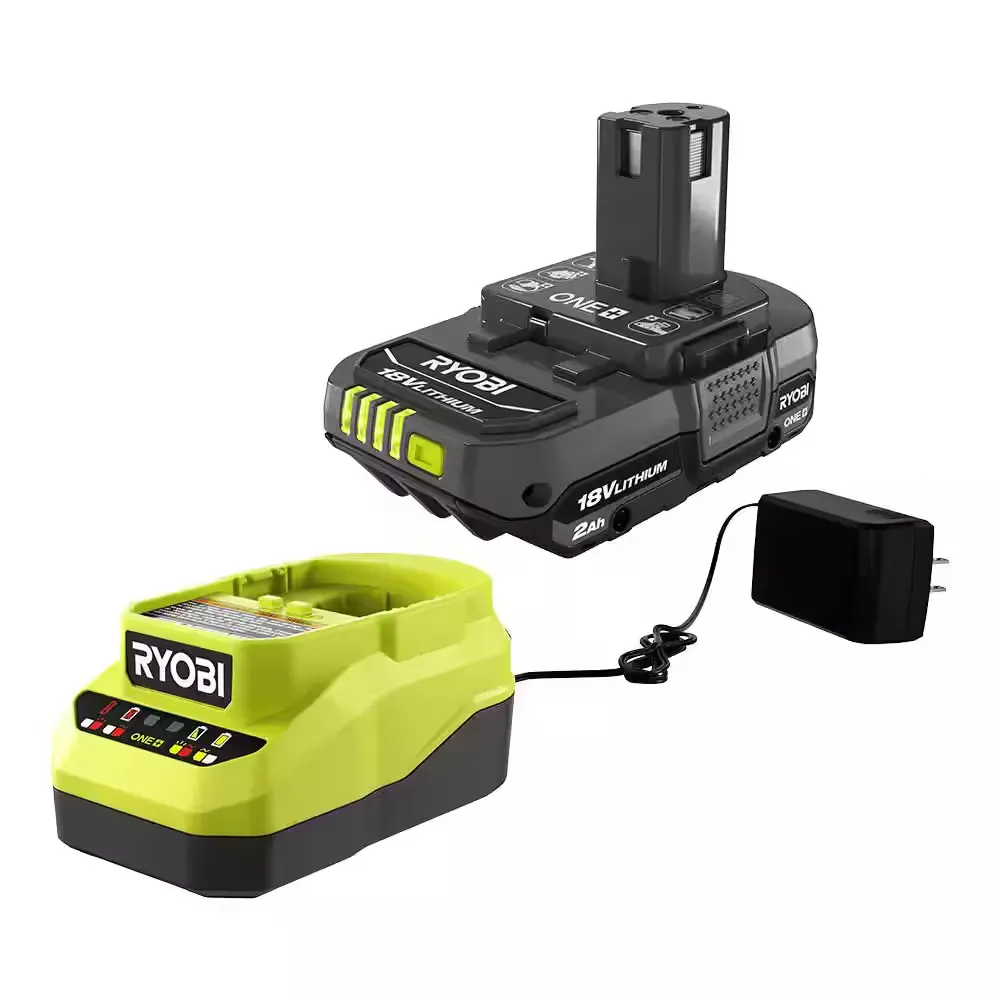 ***non functional ONE+ 18V Lithium-Ion 2.0 Ah Compact Battery and Charger Starter Kit - image 1