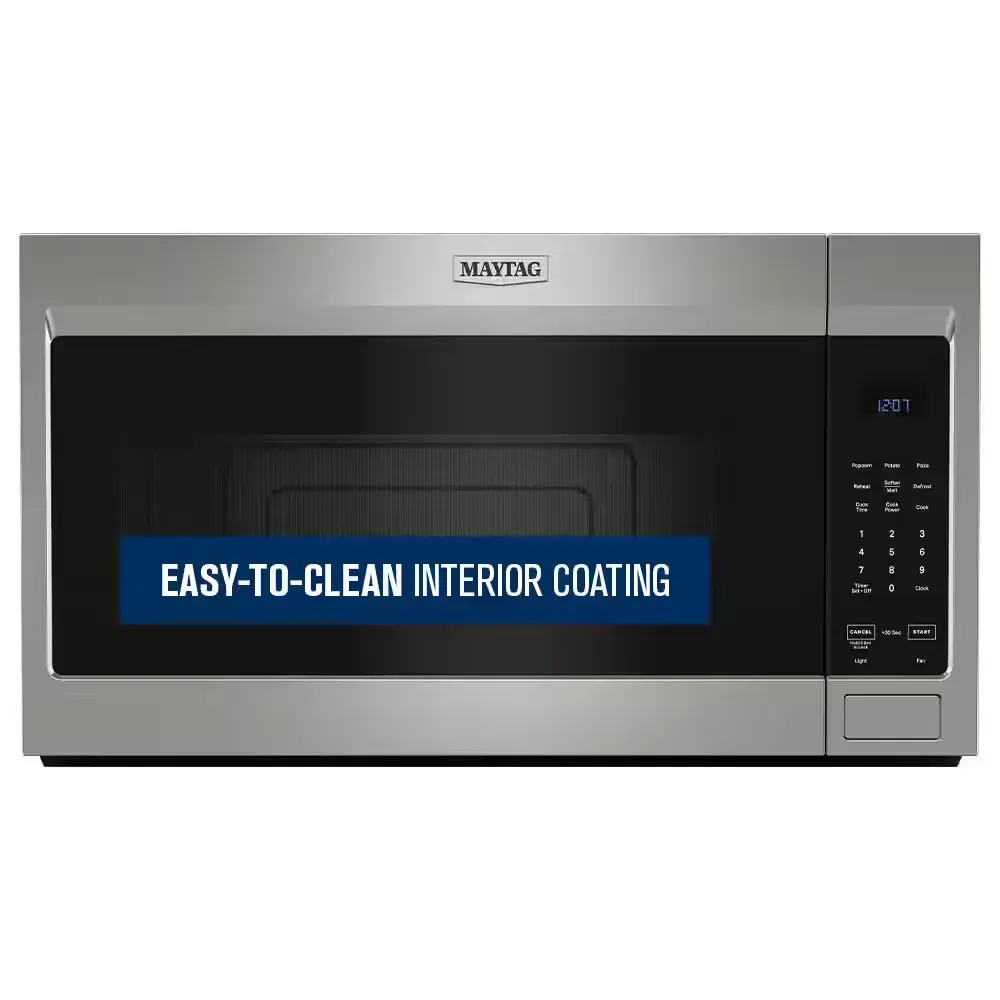 30 in. 1.7 cu. ft. Over-the-Range Microwave in Stainless Steel Finish with Express Cooking Buttons - image 2