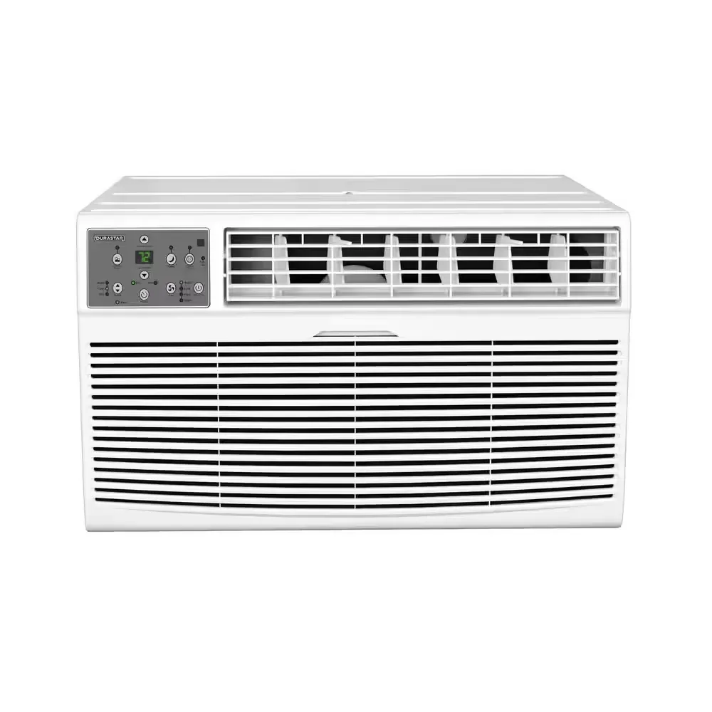 12,000 BTU 230-Volt Through-the-Wall Air Conditioner Cools 550 sq. Ft. with remote in White - image 1